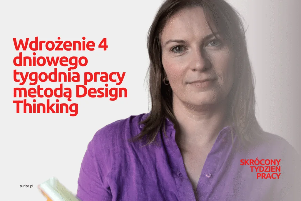okładka Wdrożenie 4 dniowego tygodnia pracy metodą Design Thinking