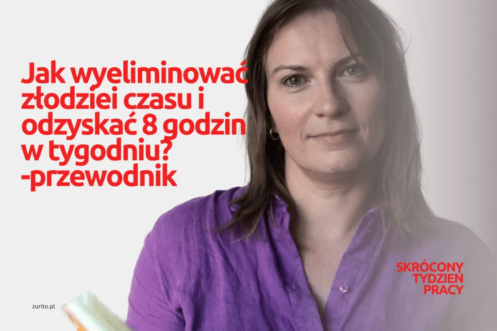 okładka Jak wyeliminować złodziei czasu i odzyskać 8 godzin w tygodniu? -przewodnik